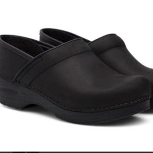 Dansko Professional Black Oiled Clogs